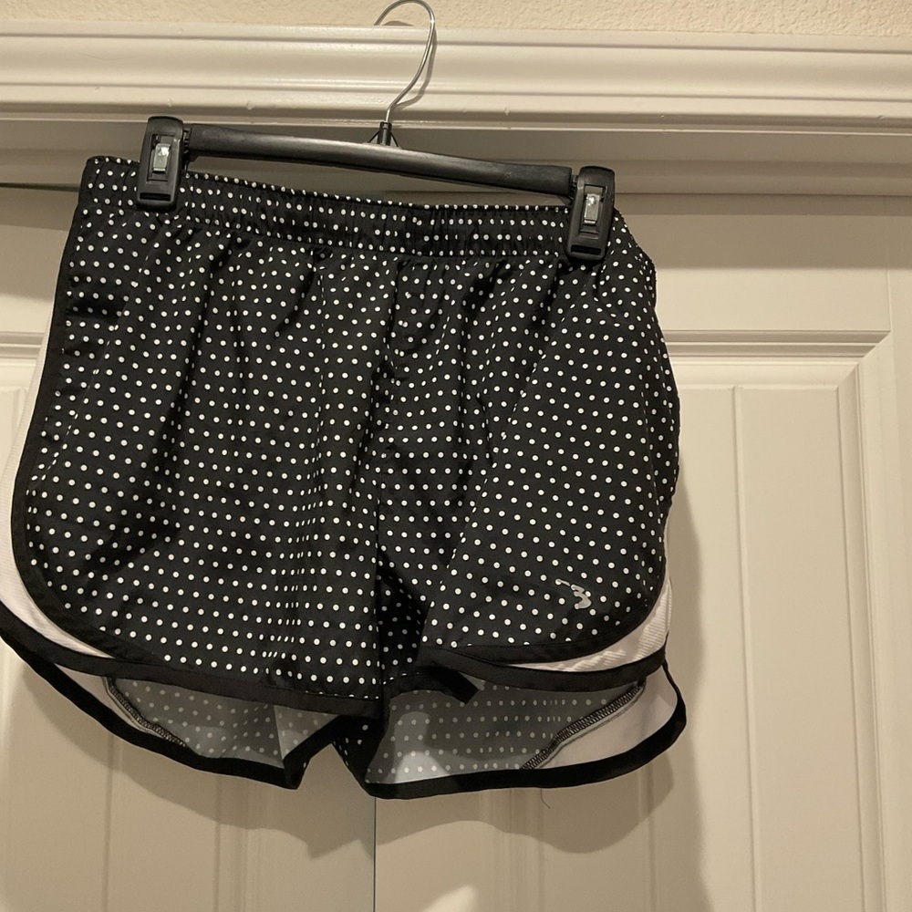 Black Polka Dot Women's Shorts